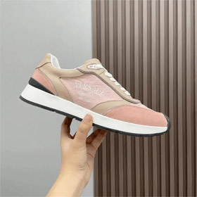 VERSACE cuoio ricamato lace-up scarpe di stile di vita low-top-2909