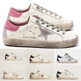 scarpe da ginnastica di moda in pelle Golden Goose low-top vecchia versione-2913