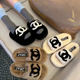 Chanel suede ricamato lettere antiscivolo e anti-usura flip-2938
