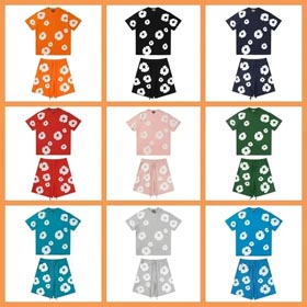 DENIM TEARS T-shirt Camicia Shorts-1230