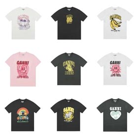 Ganni Casual maniche corte sciolte (40 cp) -1234