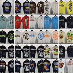 Inferno Star Trend Street Hip Hop T-shirt-1615