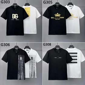 DOLCE GABBANA T-shirt da uomo a maniche corte stampata-1935  