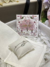 Dior stella argento doppio braccialetto-3562