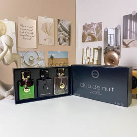 AMAFF Scatola nera campione tre pezzi profumo Set-3219